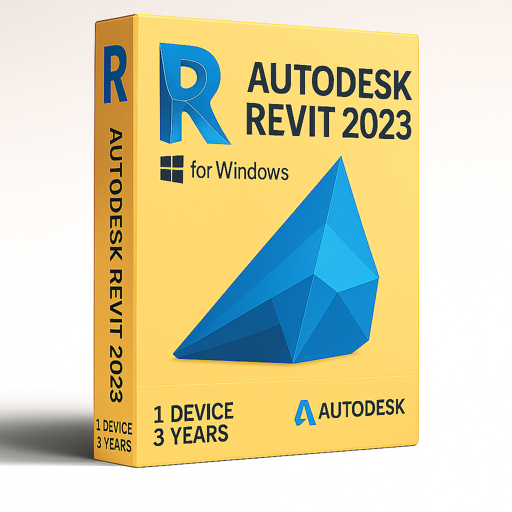 Autodesk Revit 2023 for Windows 1 Device 3 Yeasr license box image